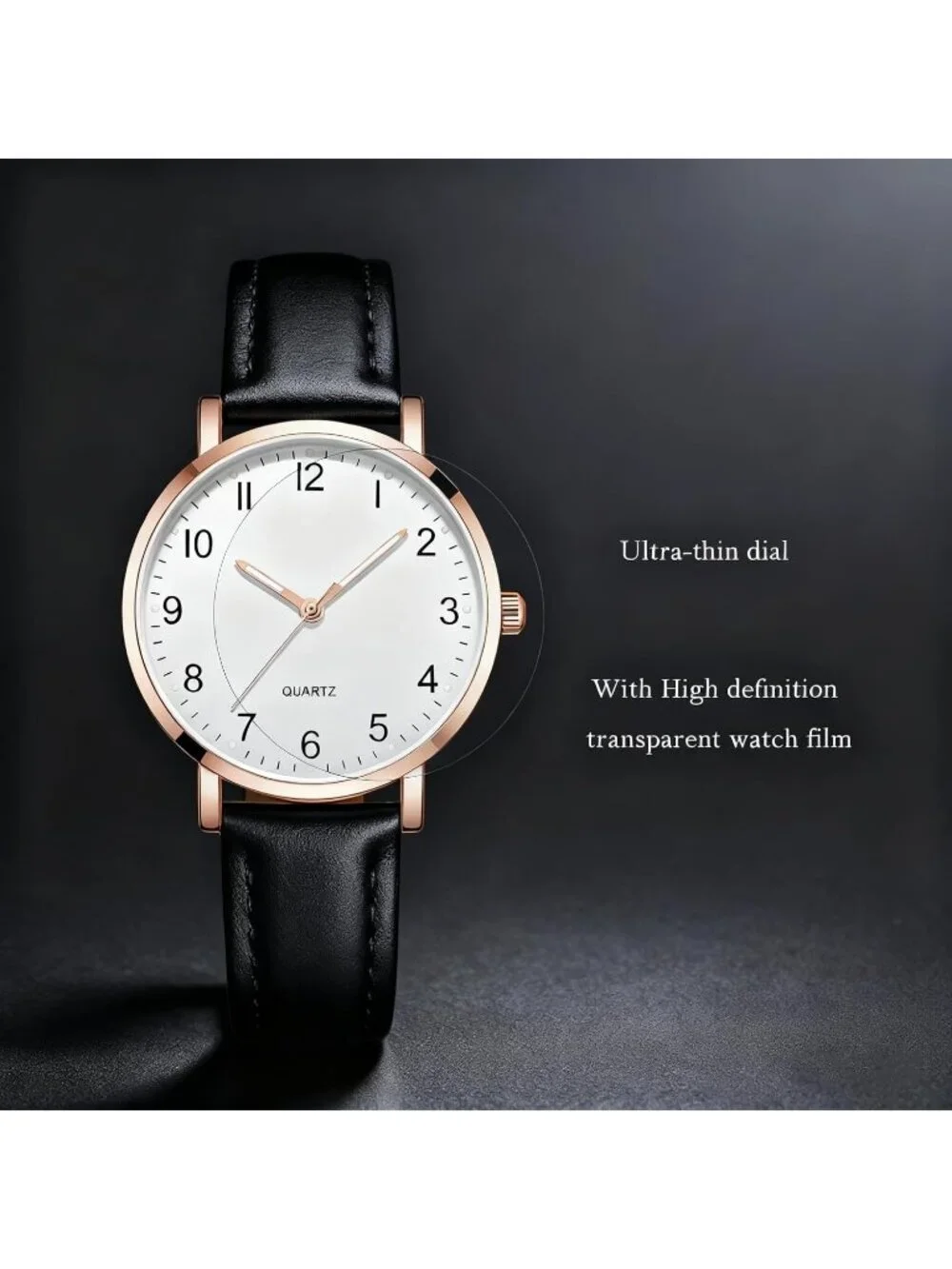 Women's Black White Analog Specially Stylish Quartz Pointer Design Wrist Watch